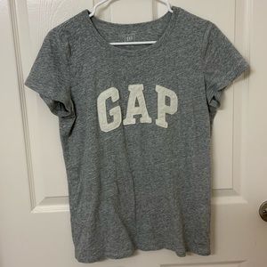 GAP - White and Space Grey Logo Tee - 100% Cotton
